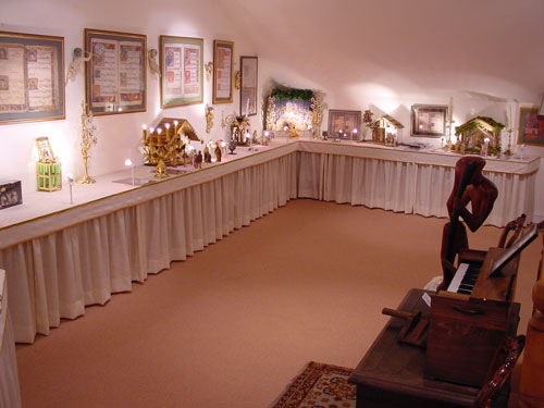 Kamer met religieuze voorwerpen